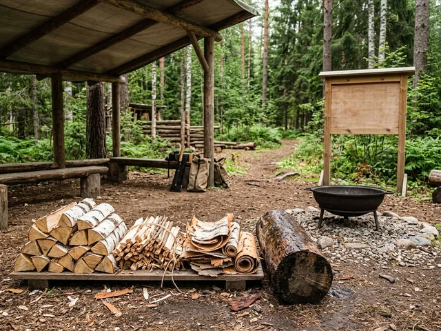 Дрова для школы выживания и туризма в Иркутске